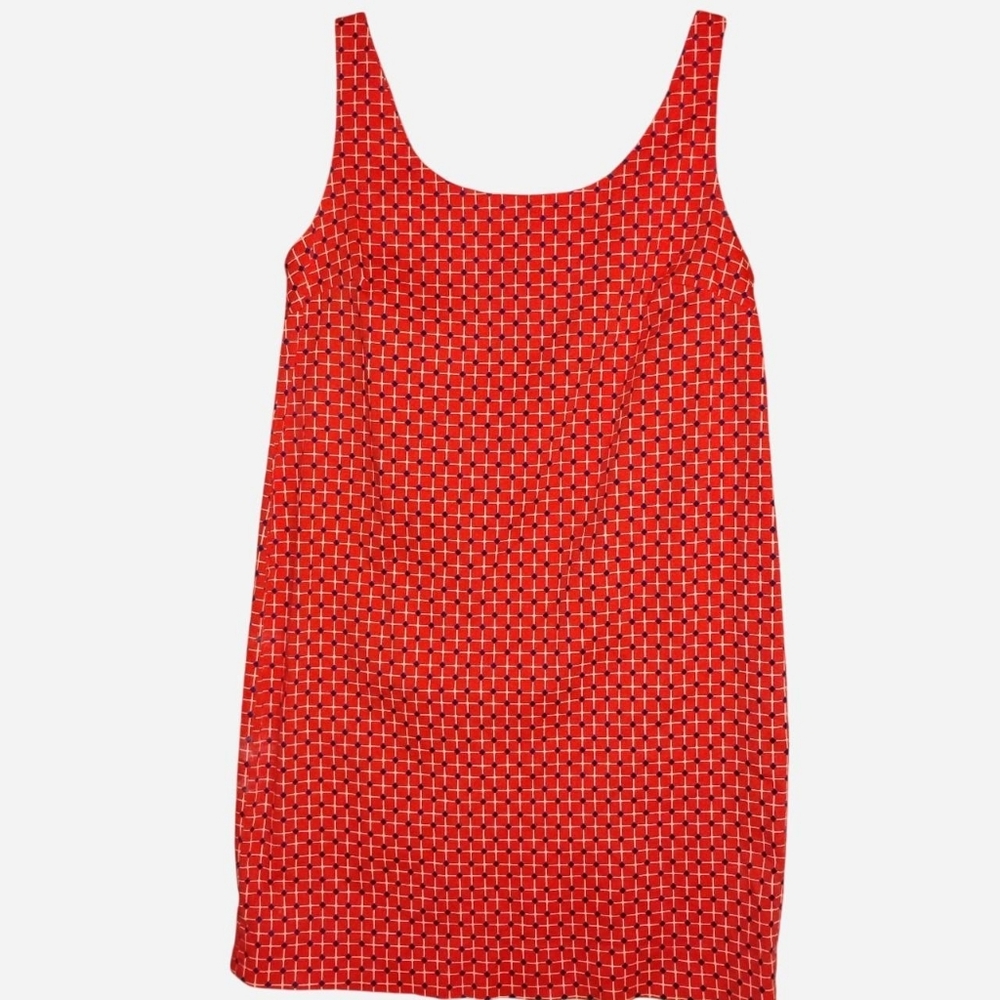 Joe Fresh x JCPenney Red Geometric Shift Dress - Size S/P